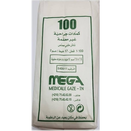 COMPRESSE MEGA 8*7 - 100PCS