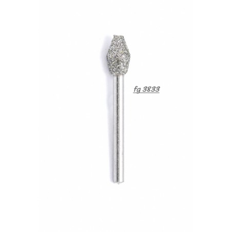 FG3833 FRAISE DIAMANTÉE TONNEAU LARGE 34 MICRODONT