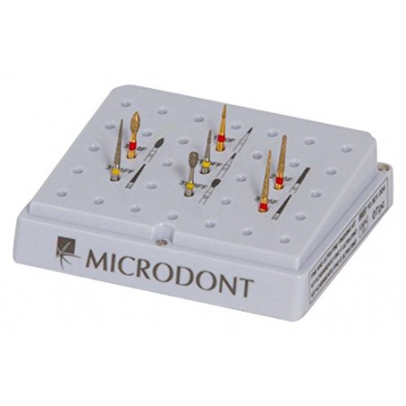 KIT MICRODONT FINITION - FINE AND ULTRA FINE FINISHING KIT MICRODONT W/07 BURS