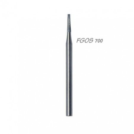 FGOS 700 - 10 FRAISE CHIRURGIE CYLINDRIQUE COL LONG MICRODONT