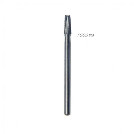 FGOS 703 - 21 FRAISE CHIRURGIE CYLINDRIQUE COL LONG MICRODONT