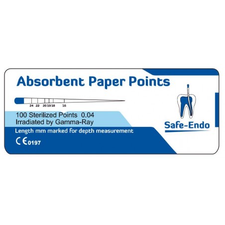 POINTE PAPIER ABSORBANT GRADUÉE 20-04 SAFE-ENDO